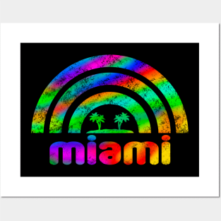 Miami Tie Dye Posters and Art